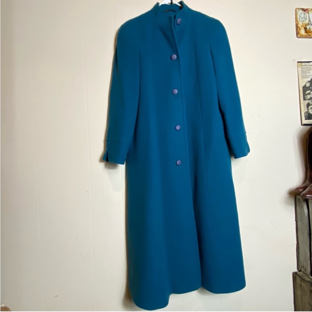 Vintage Aquascutum London Dress Coat w/ Scarf